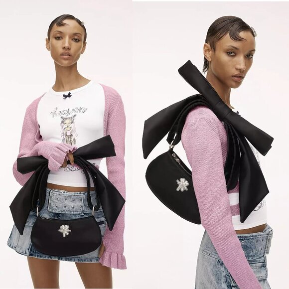 Heaven by Marc Jacobs x Sandy Liang Big Bow Shoulder Bag in